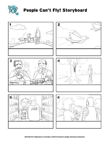 People Can’t Fly- Storyboard